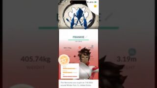 ✨YES!!! Shiny BACKGROUND Necrozma CAUGHT in Pokemon Go!✨ #shorts #pokemon