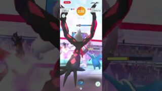 ポケモンgoでメガミュウツーＸのレイドをやってみた