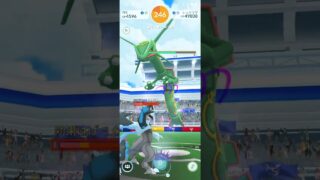 【 #ポケモンgo 】レックウザ レイド【2人討伐】
