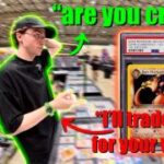 he wanted to trade Pokemon Cards for my Rolex…