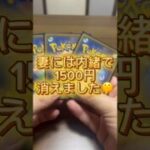 【ポケモンカード】妻には内緒で開封