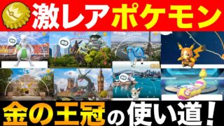 【金の王冠】みんなの使い道を聞いたら凄過ぎたww海外ロケカ、色違い、XXLにXXS！