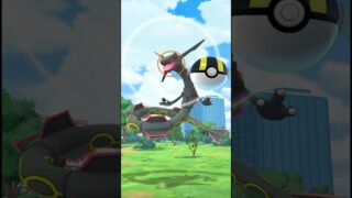 OMG! Got A RARE SHINY RAYQUAZA! IN POKEMON GO! #shorts #pokemon #pokemongo #fyp