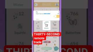 Thirty-Second Remote Trade [Lucky] Completed in Pokémon GO #pokemongotrade #luckytrades #pokemongo