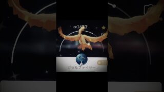 色違いガラルファイヤー☠️ #ポケモンgo #ばずりたい #ばずれ #ポケゴー #ポケモンgo好きと繋がりたい #初心者