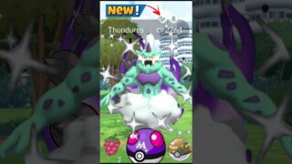 First Ever✨️Shiny Shadow Thundurus Raid in Pokemon Go