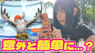 メガムクホークのレイドディ！意外と簡単に…！！【ポケモンGO】