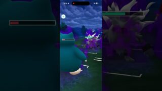 シャドウの１ターン技の火力はバカにできないな！！【GOバトルリーグなshort】【ポケモンGO】＃ポケモンGO　＃GOバトルリーグ
