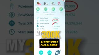 IF IT’S NOT A SHINY, I RUN AWAY! MY 300,000th Pokemon Go capture!