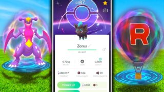 POKEMON GO IS DOUBLING DOWN ON THE TEAM ROCKET BALLOON NERF! Shiny BACKGROUND Gible / Zorua NEXT