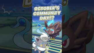 They just ANNOUNCED October’s Community Day in Pokemon GO!