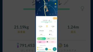 ポケモンGO　シビビール　色違い