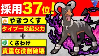 【もはや別ポケ】炎が覚える草技は強い。欲しい技を一気に貰ったヘルガーが強いと噂！